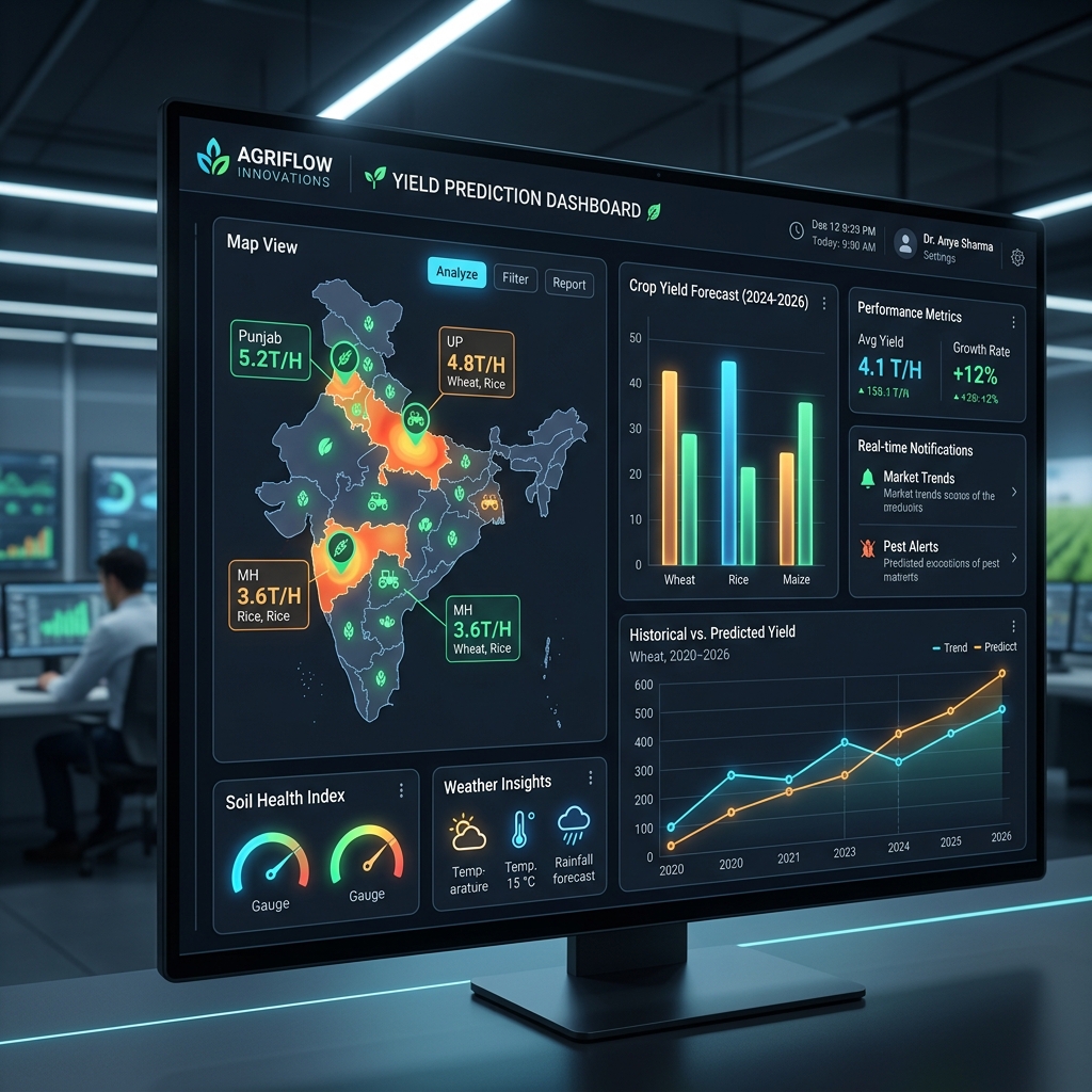 AgriTech analytics interface